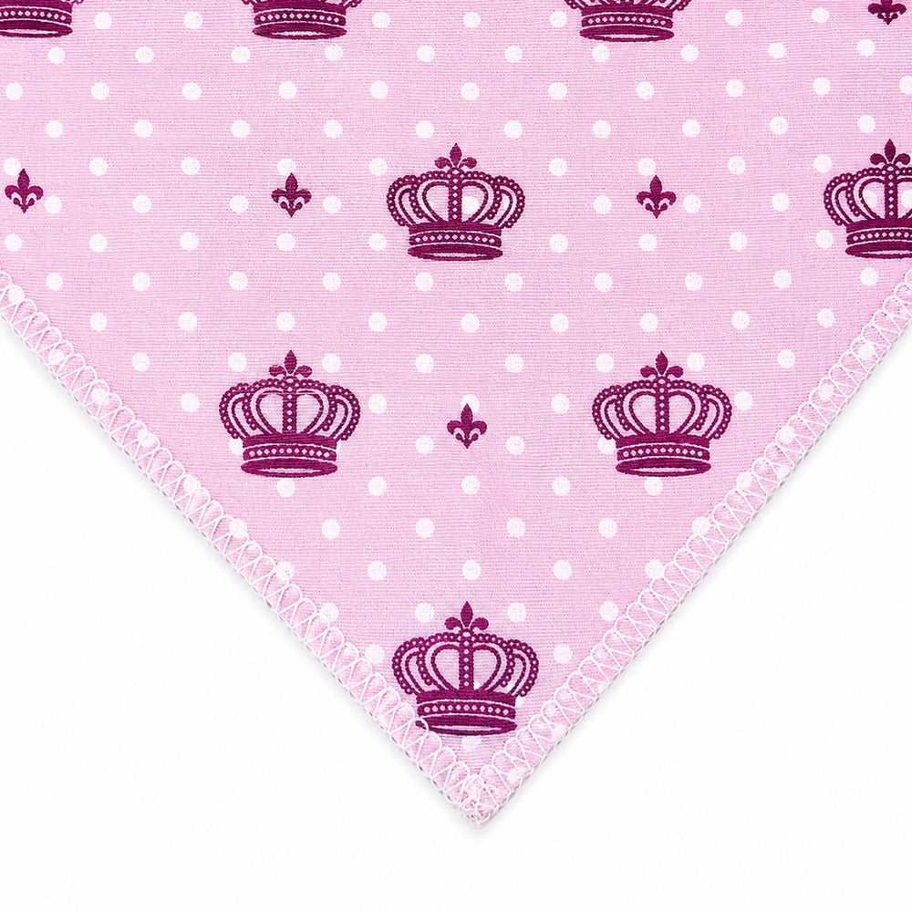 Bandana Pet Estampada TAM P Cor:Realeza Rosa